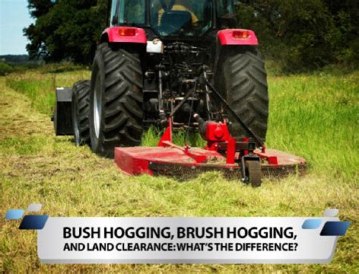 What does brush hogging do