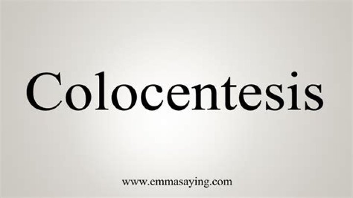 What does Colocentesis mean