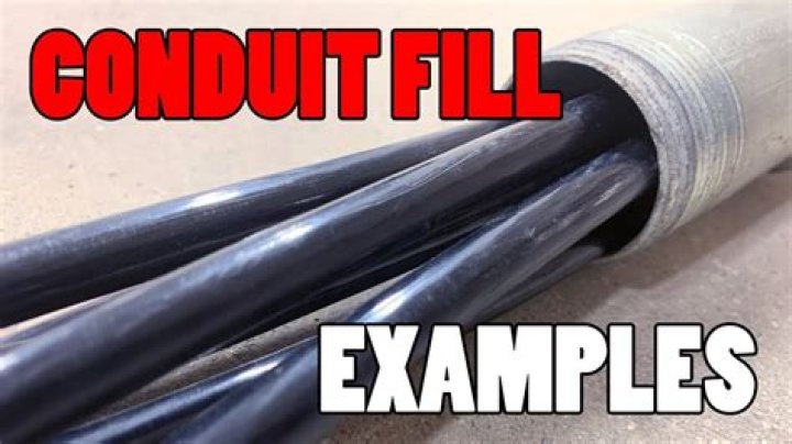 What does conduit fill mean
