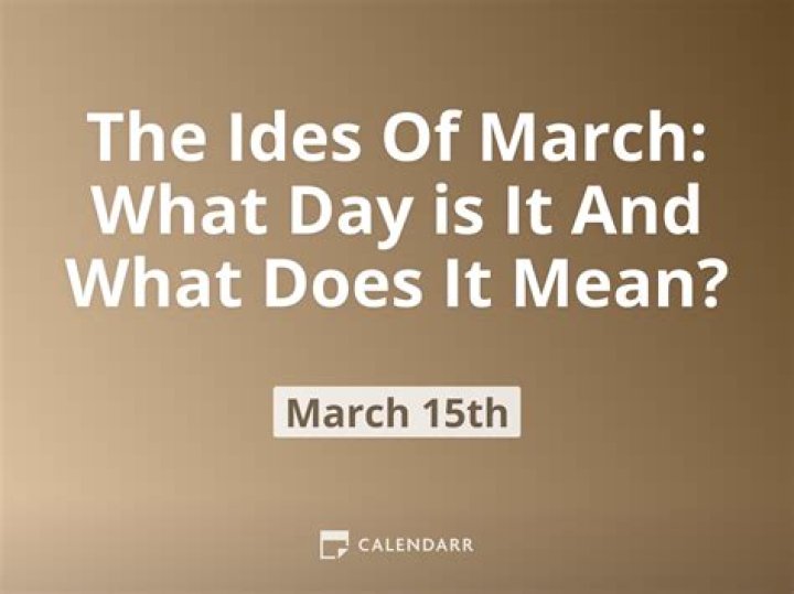 What does day of Ides mean