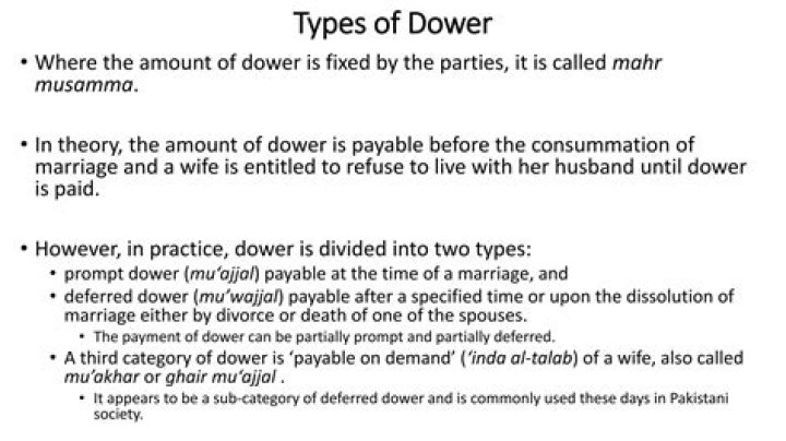 What does Dower mean in Old English