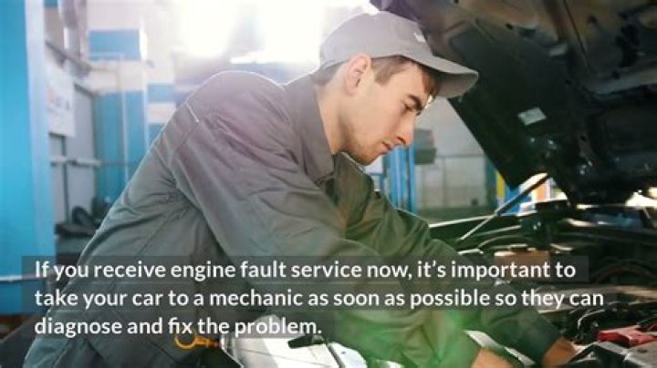 What does engine fault mean