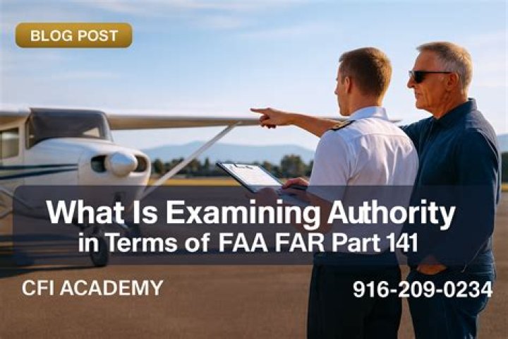 What does FAA Part 141 mean