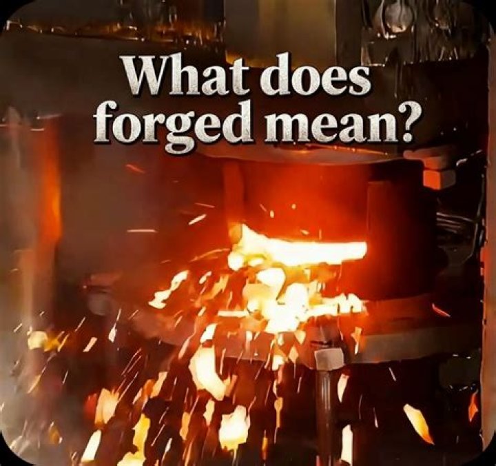 What does forged metal mean