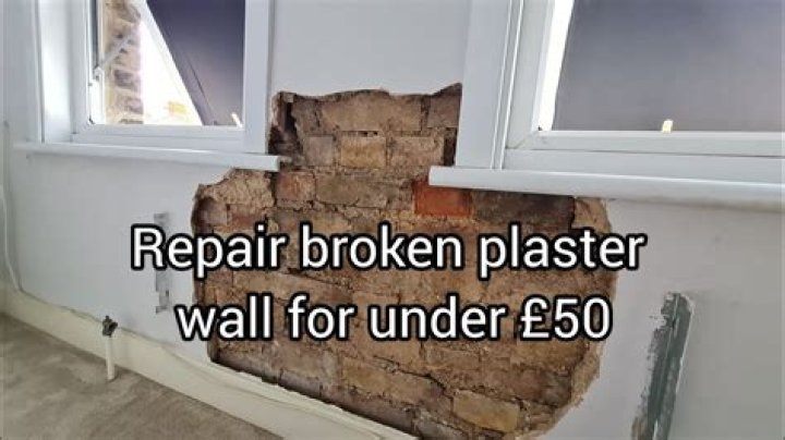 What does it mean when plaster is blown