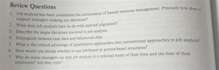 What does job analysis have to do with internal alignment