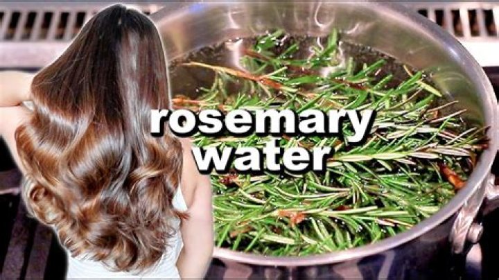 What does Rosemary water do