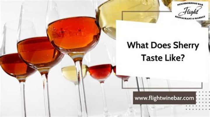 What does sherry taste like