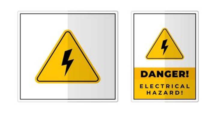 What does the electrical hazard symbol mean