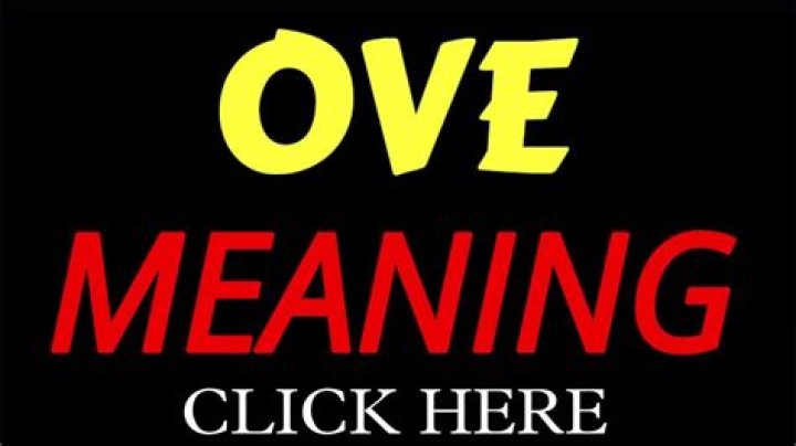 What does the name Ove mean