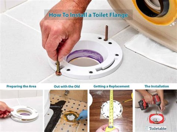 What does toilet flange do