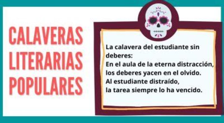 What is a calavera writing