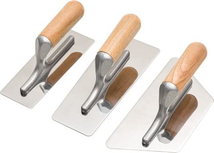 What is a finishing trowel used for
