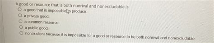 What is a Nonrival resource