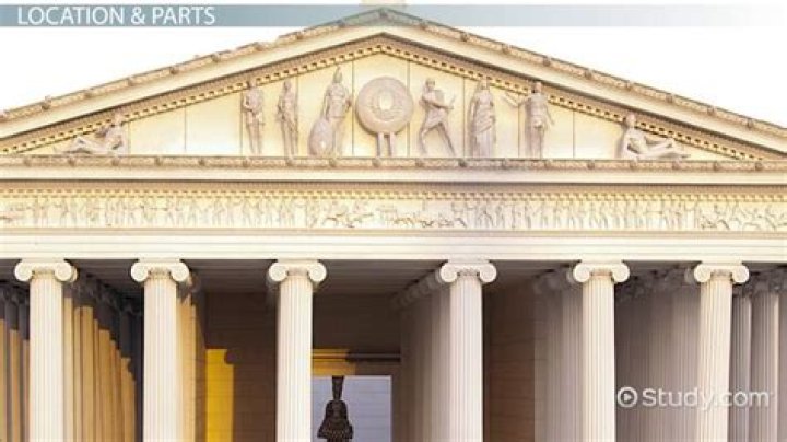 What is a pediment used for