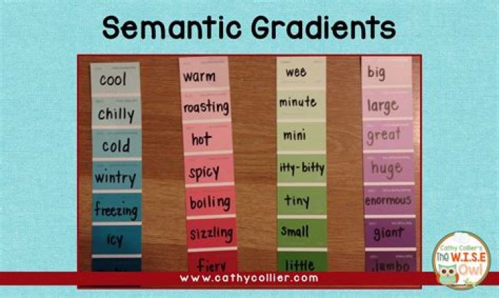 What is a semantic gradient