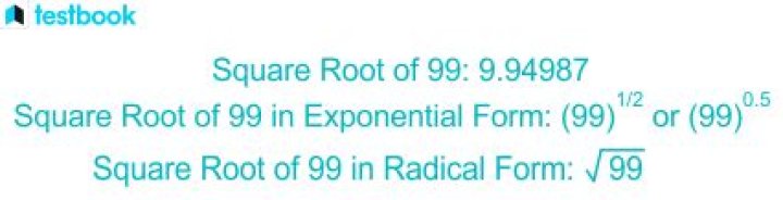 What is a square root of 99
