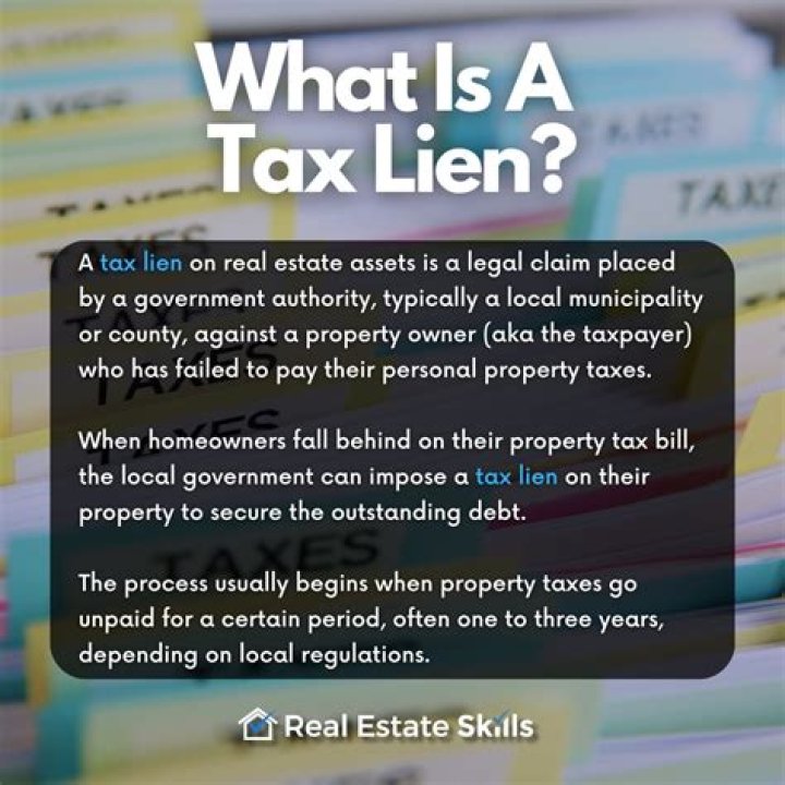 What is a tax lien property