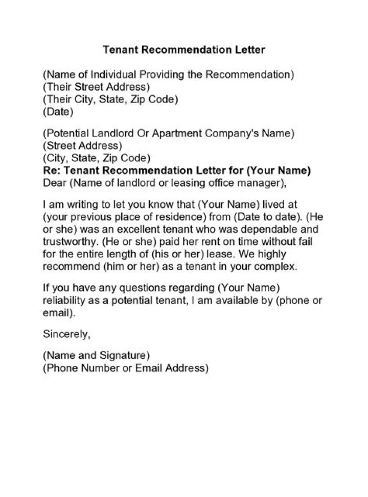 What is a tenancy reference