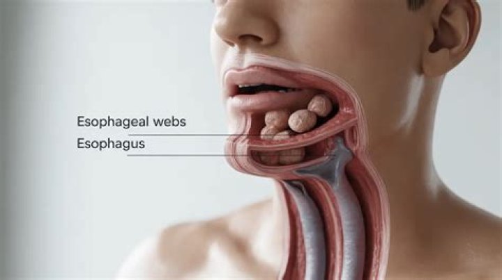 What is a web in the esophagus