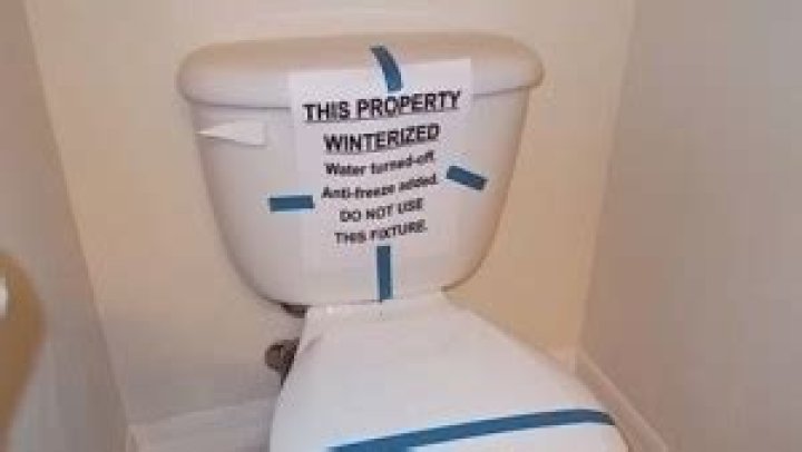 What is a winterized toilet