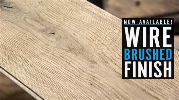 What is a wire brush finish