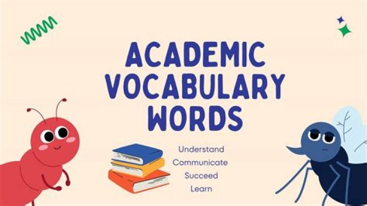 What is academic vocabulary example