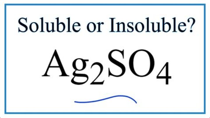 What is Ag2SO4 in chemistry