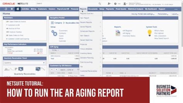 What is an A R aging report
