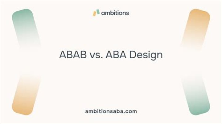 What is an AB design in ABA