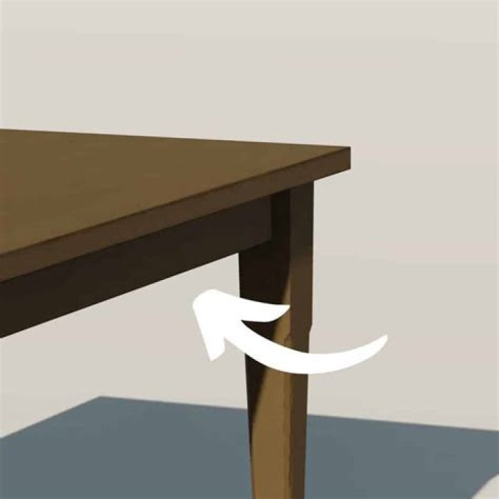 What is an apron on a table
