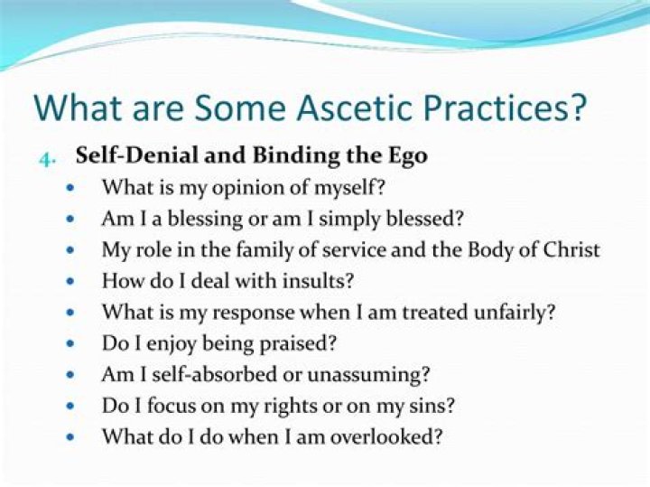 What is an ascetic practice
