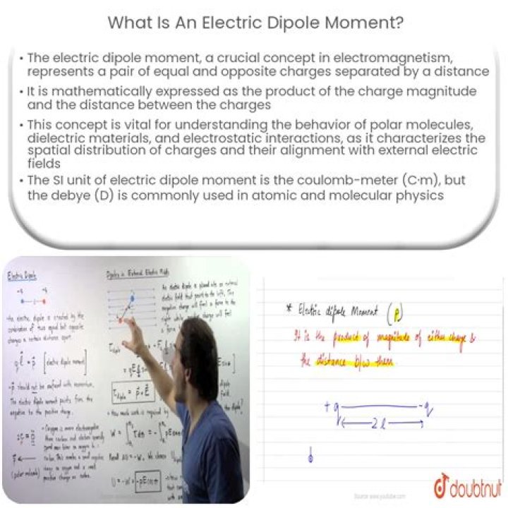 What is an electric dipole quizlet