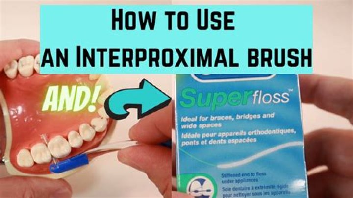 What is an interproximal toothbrush