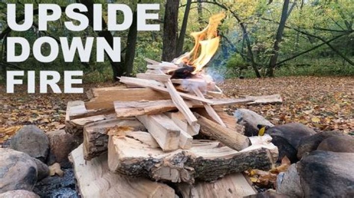 What is an upside down fire