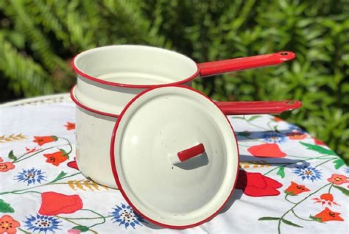 What is Antique enamelware