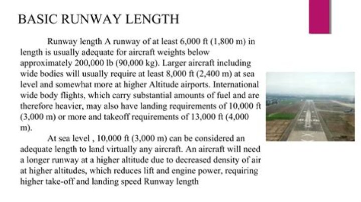 What is basic runway length