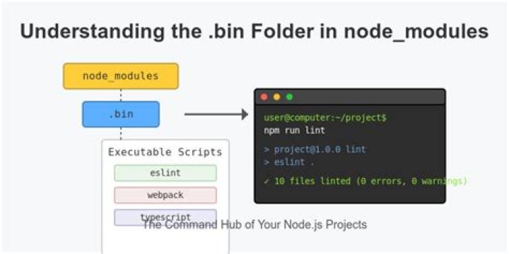 What is bin folder in node