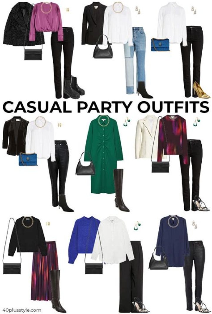 What is casual party attire