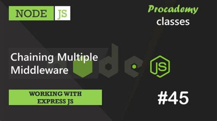 What is chaining in node JS