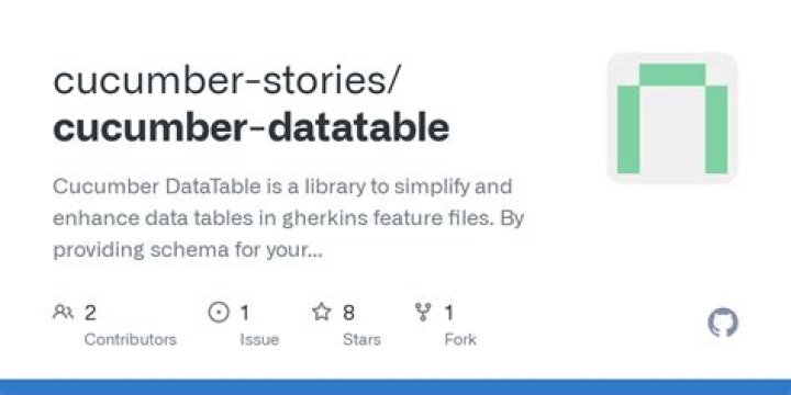 What is cucumber DataTable