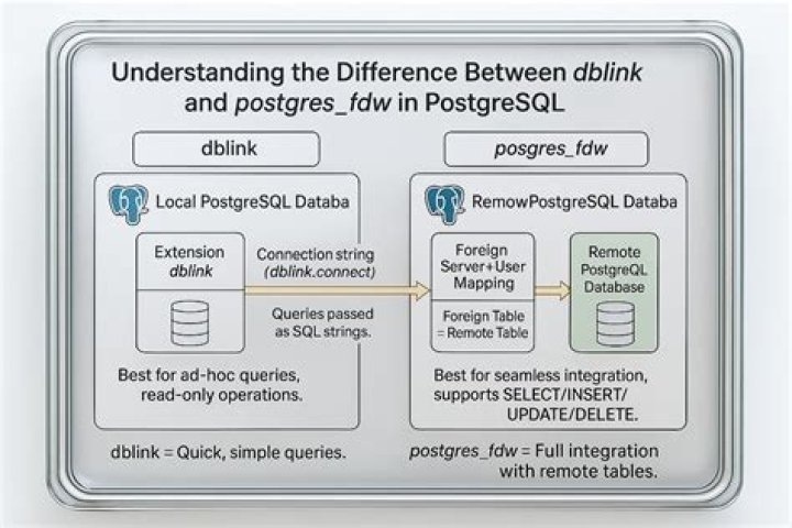 What is Dblink in Postgres