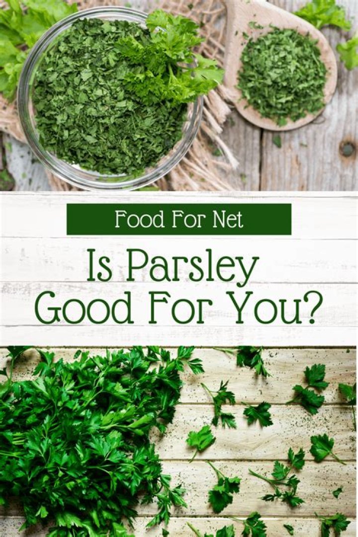 What is dried parsley good for