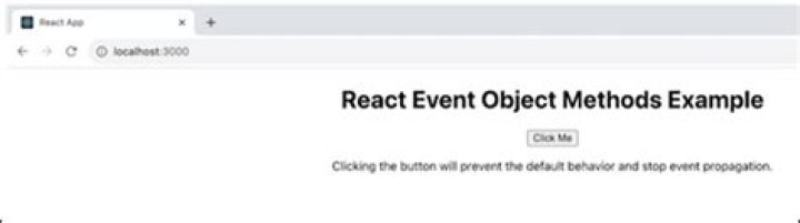 What is event object React