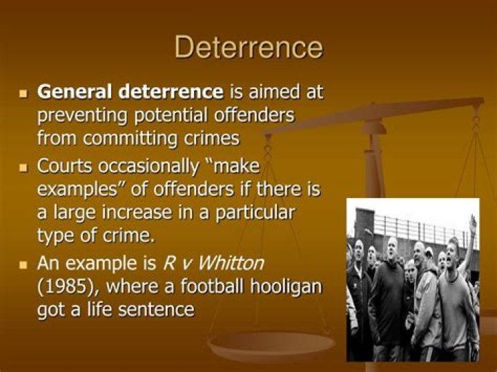 What is general deterrence