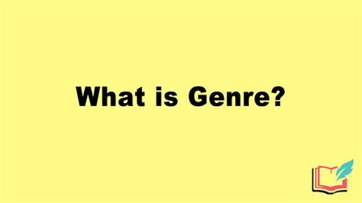 What is genre in a passage