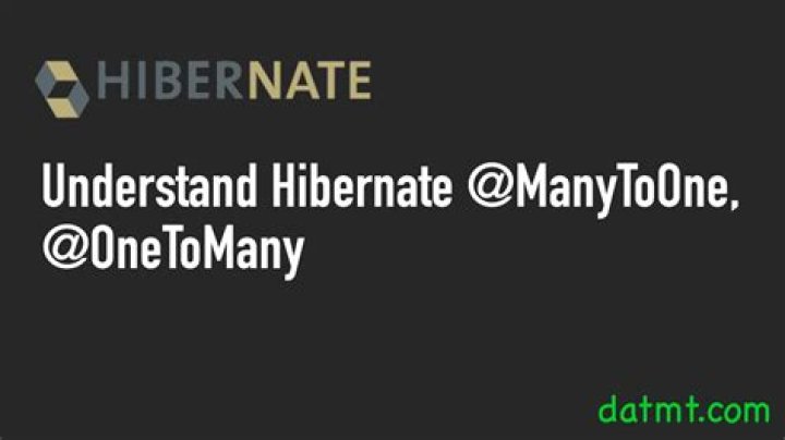 What is hibernate ManyToOne