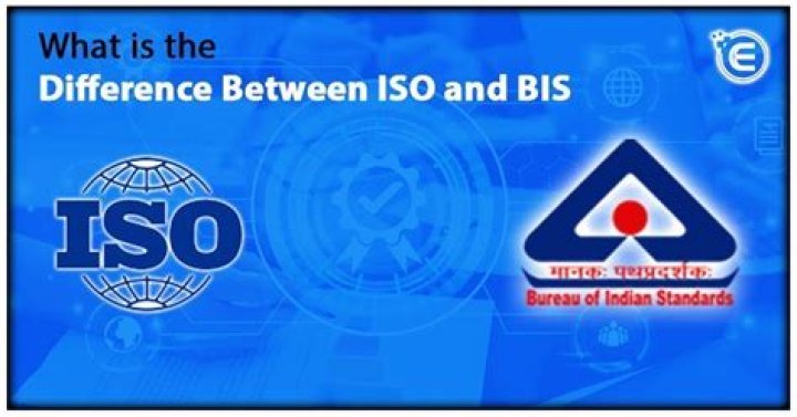 What is ISO and BIS