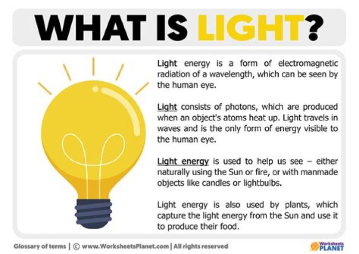 What is light described as