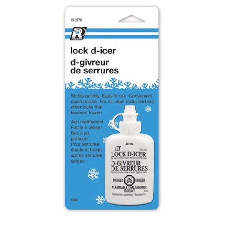 What is lock deicer made of
